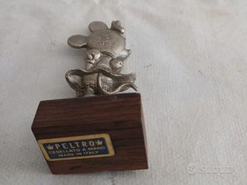 Minnie Peltro Walt Disney Base Legno