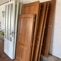 7 porte in legno massello