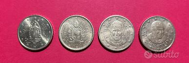 4 monete da 0,50 centesimi vaticano, san marino - Collezionismo In vendita  a Catanzaro