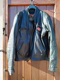 Giubbotto Moto uomo in vera pelle 