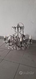 lampadario vintage a goccia