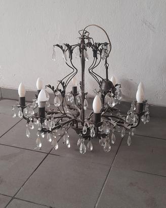 lampadario vintage a goccia