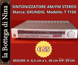 SINTONIZZATORE AM/FM STEREO GRUNDIG T 7150