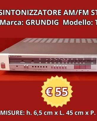 SINTONIZZATORE AM/FM STEREO GRUNDIG T 7150