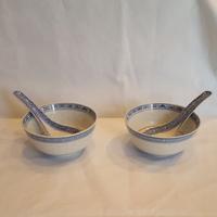 Set ciotole di riso vintage