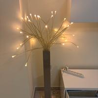 Lampada da terra, soggiorno, acciaio