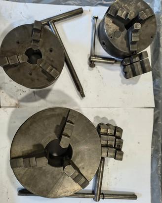 mandrini d. 230 e 160 mm