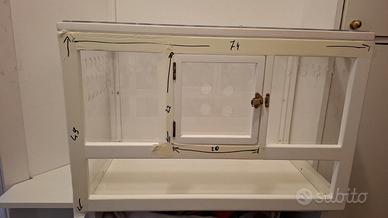 gabbia criceti plexiglass legno con accessori
