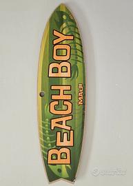 targa decoratia Hawaii tavola surf beach boy