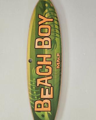 targa decoratia Hawaii tavola surf beach boy