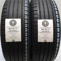 2 GOMME 205 55 17 CONTINENTAL A60239