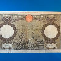 Cartamoneta 100 lire Aquila Romana Testina Fascio