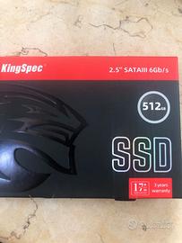 KingSpec 512GB SSD SATA III 6Gb/s 2.5" Unità a sta