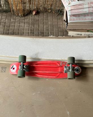 Penny board / skateboard cruiser rosso com