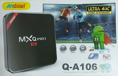 Tv box android 11.0 (2g ram + 16g rom)