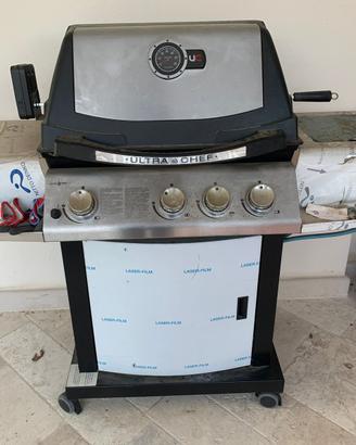 BARBECUE INOX GAS ULTRA CHEF