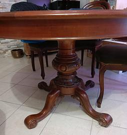 Tavolo legno massiccio allungabile