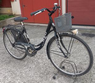 bici classica con cestino pronta 