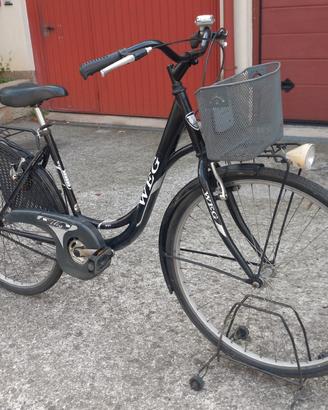 bici classica con cestino pronta 