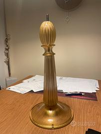 Lampada da tavolo abat jour murano Barovier e Toso