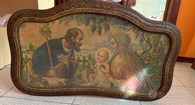 Quadro Sacra Famiglia vintage