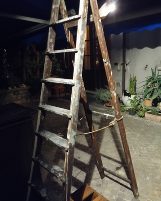 Scala legno vintage
