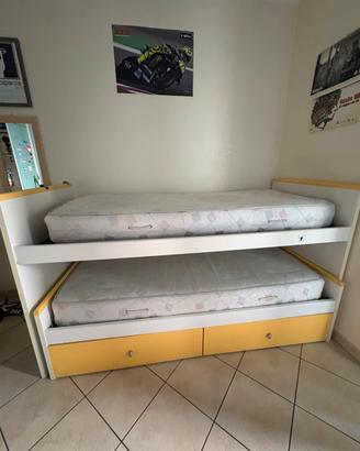 Letto contenitore salva spazio