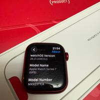 Apple Watch Serie 7 RED 41mm (91%🔋) RETINA