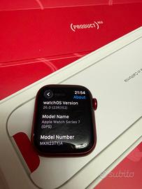 Apple Watch Serie 7 RED 41mm (91%🔋) RETINA