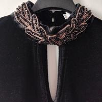 Abito di velluto nero Oh My Love London