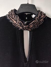 Abito di velluto nero Oh My Love London