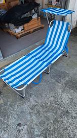  Due lettini da spiaggia 