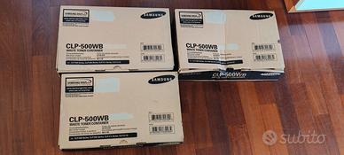 samsung CLP-500WB vaschette recupero toner n. 3 pz