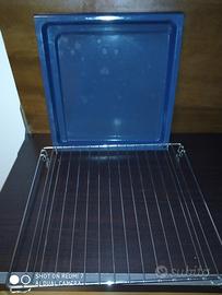 Teglia forno leccarda smaltata e griglia
