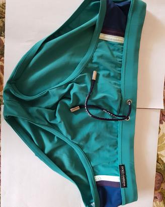 Costume uomo Dolce&Gabbana 1^ linea verde ottanio