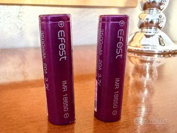 2 Batterie Efest 18650