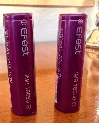 2 Batterie Efest 18650
