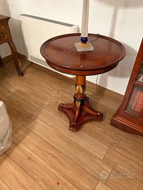 Tavolino, consolle con specchio e luci design