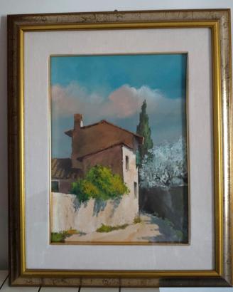 Dipinto Antonio Marangon Casale toscano 