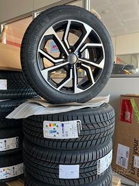 Gomme invernali nuove Continental con cerchi in le