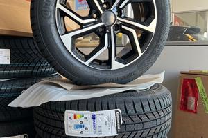 Gomme invernali nuove Continental con cerchi in le