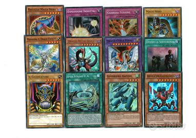 Lotto 12 Carte Yu-Gi-Oh mago nero + Varie Edizioni