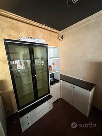 Mobile soggiorno moderno vetro fumé –