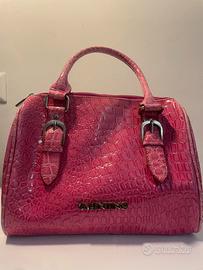 Bauletto VALENTINO Rosa Coccodrillo + Dust Bag
