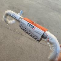 manubrio ciclismo alluminio 31,8 bianco