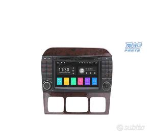 RADIO GPS ANDROID 10 PER MERCEDES S W220 98-05