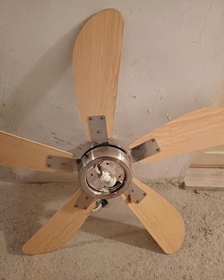 VENTILATORE A SOFFITTO + LAMPADARIO
