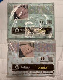 2 completi letto matrimoniale in flanella Valman