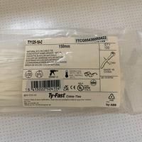 5000 fascette bianche lunghezza 150mm x 2,5mm