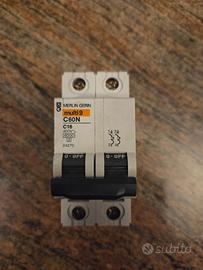 Interruttore MagnetotermicMerlin Gerin C60N C16 2P